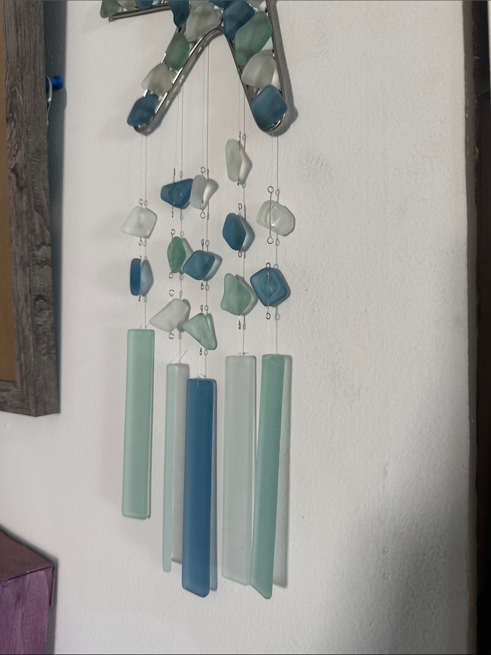 Sea Glass Starfish Wall Hanging - Picture 4 of 6